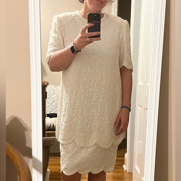 NWT Vintage sequin beaded dress - Picture 9 of 9